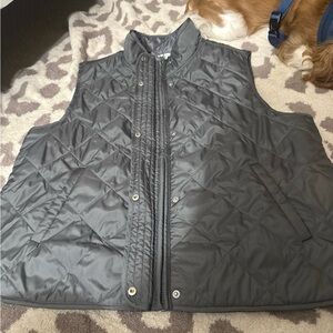 Maurices Women's Gray Quilted Vest